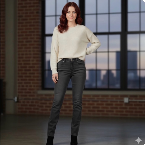 Henry & Belle Other - Henry & Belle womans Charcoal Straight Jeans